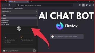 How to Enable and Use AI Chatbot in Sidebar of Firefox Browser (Officially)