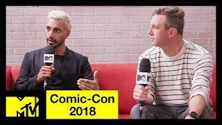 'Venom' Star Riz Ahmed & Ruben Fleischer on Tom Hardy & Anti-Heroes  | Comic-Con 2018 | MTV