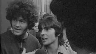 The Monkees Micky Dolenz and Davy Jones in New York 1969 inerview