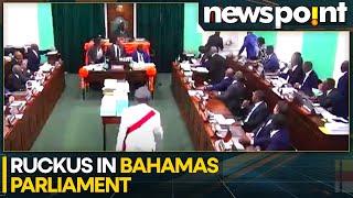 Bahamas: Opposition Leader Throws Ceremonial Mace Out Of Parliament Window | WION Newspoint