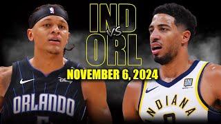 Orlando Magic vs Indiana Pacers Full Game Highlights - November 6, 2024 | 2024-25 NBA Season