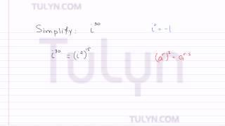 simplifying imaginary numbers