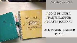 Goal Planner, Faith Planner, & Prayer Journal All In One Q3 Agendio Planner Agendio Review Pt 2