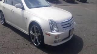 2006 Cadillac STS Rolling out Rimtyme of Charlotte sitting on 20" Cavallo 3 rims