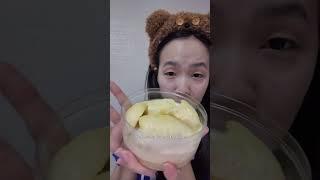 late night mukbang : durian cheesecake