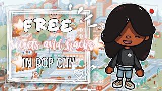 🫶 Free Secrets And Hacks In Bop City :) Toca Boca Life World 🫢