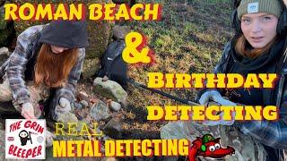 ROMAN BEACH AND BIRTHDAY METAL DETECTING FIRST OF THE YEAR 2025 !