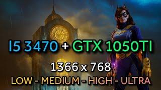 Gotham Knights - I5 3470 + GTX 1050TI | 768P ALL SETTINGS