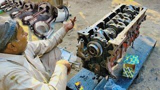 Rebuild 1986 Model Toyota Engine || Fitting Full Engine || Amazing Mechanical Things ||