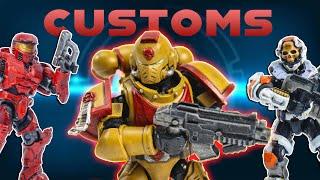 TINY SPACE MARINE ACTION FIGURE!! Mega Construx Custom Figure Review: Haloh8smysus