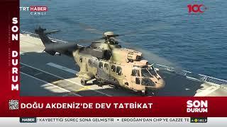 TCG ANADOLU İLK KEZ CANLI YAYINDA ÇIKARMA HAREKATI İCRA ETTİ - DOĞU AKDENİZ DAVET TATBİKATI 2023