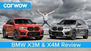 BMW X3M & X4M review on road and track - see how quick the next M3's engine is to 60mph!