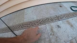 DIY - NDS Channel Drain - Review & Installation  with Pavers