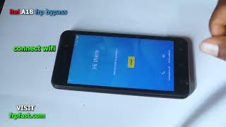 itel A18 google account remove frp bypass #frpfast