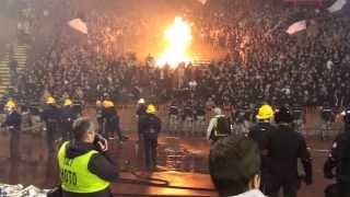 Crvena Zvezda - Partizan Beograd 2013.11.02. / Grobari burned Marakana 12 mins long video/ VI.