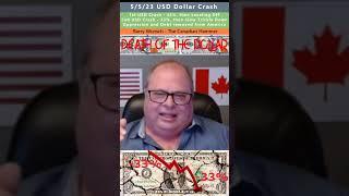 Two USD Dollar Crashes of 33% each prophecy - Barry Wunsch 5/5/23