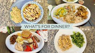 WHAT’S FOR DINNER? | EASY & BUDGET FRIENDLY | REALISTIC WEEKNIGHT MEALS | DINNER INSPIRATION