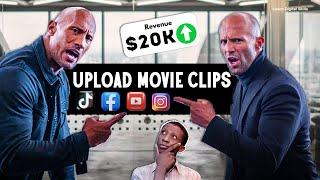 How to Reupload Movie Clips on Facebook, Instagram, TikTok and  YouTube | (EASY TRICK)