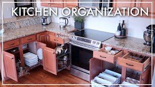 ORGANIZATION IDEAS FOR KITCHEN CABINETS AND DRAWERS