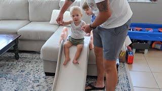 Things We've Learned Being A Parent To A 4 Year Old, We Have Soft Water Now & A New Couch Slide!