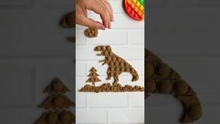  Sand T-Rex & Chrismas tree, have you ever seen it before? #relaxing