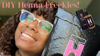 TRYING HENNA FRECKLES!!!~~~THE HENNA PLUG~~~