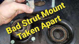 Inside A Bad Strut Mount Bearing And What Causes It to Make Noise