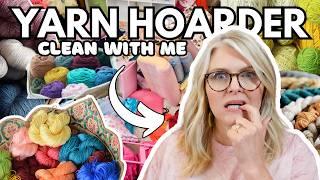 CONFESSIONS of a YARN HOARDER: Extreme Craft Room Clean Up Before & After