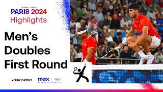 Carlos Alcaraz/Rafael Nadal win doubles debut at Paris 2024 Olympics  | #Paris2024 Highlights