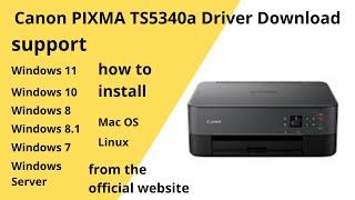 Canon PIXMA TS5340a Driver Download Windows 11, Windows 10, Mac 12, Mac 11