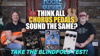 The 3-knob Chorus Pedal Blindfold Shootout! (Choruses are NOT all the same!)