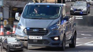 Unmarked & Covert Police Vehicles Responding Using Lights & Sirens In London - Metropolitan Police