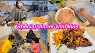 Special dinner with kids || Salma Yaseen vlogs