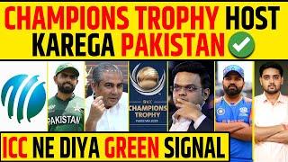 CHAMPIONS TROPHY 2025 IN PAKISTAN CONFIRMED, PCB KO MILA ICC SE GREEN SIGNAL 