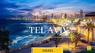 Tel Aviv, Israel –Drone, Aerial View and Time Lapse Video 4K