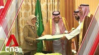 President Halimah conferred Saudi Arabia's highest civilian honour