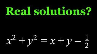 An Equation with Real Solutions