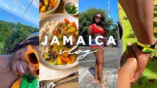 JAMAICA TRAVEL VLOG | Montego Bay  | AirBNB Tour, Drone Shots, Zip lining, Bar in the Ocean |