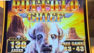 43 FREE GAMES! Magical Win on Buffalo Chief on $1.60 Bet!