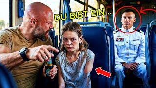 Vater macht sich über seine eigene Tochter im Bus lustig, Navy SEAL hört alles mit und greift ein!