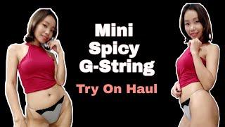 Small Thong G-String // TRY ON HAUL //Asian Girl