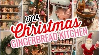 Christmas Home Tour 2024 | Rustic/Whimsical Gingerbread Kitchen!