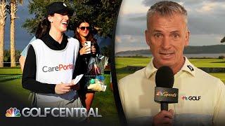 Caitlin Clark makes a big splash at RSM Classic pro-am | Golf Central | Golf Channel