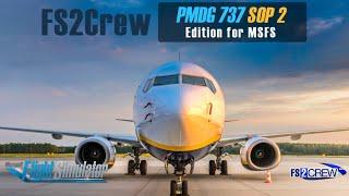 FS2Crew SOP 2 PMDG 737 | Full Realistic Flight Procedure | Weeze  Agadir | STUNNING MSFS2020 |