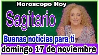 horoscopo de hoy Sagitario // Horóscopo Diario - Sagitario - 17 de noviembre de 2024.