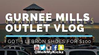 Gurnee Mills Outlet Vlog I Got 3 LeBrons for $100!!! I Missed out on Nike Parra 1s I #Gurneemills