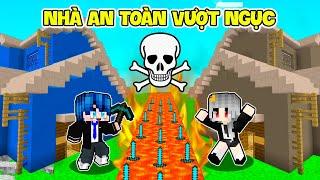 PHONG CẬN SAMMY THỬ THÁCH 24 GIỜ XÂY NHÀ AN TOÀN VƯỢT NGỤC KINH DỊ TRONG MINECRAFT