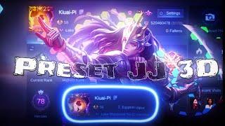 [FREE PRESET] Duo maut | JJ 3D | Mobile Legends