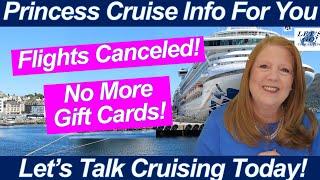 CRUISE NEWS! Flights Canceled! UK ETA Deadline Looming! No More Gift Cards Being Sold!