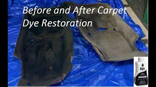 Automotive Carpet Dye Restoration Experience